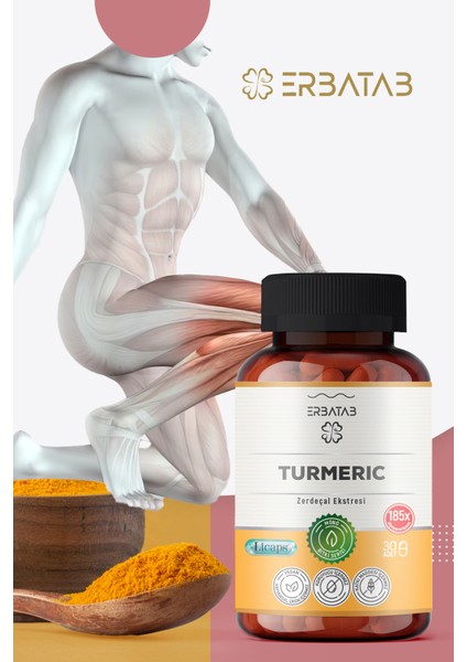 Zerdeçal Curcumin Ekstresi 30 Kapsül Licaps®