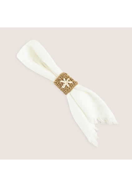 Etiole 2'li Peçete Halkası Natural