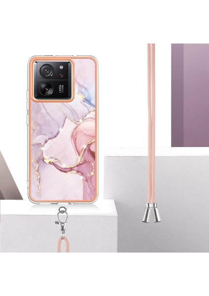 Xiaomi 13T/13T Pro Yumuşak Mermer Crossbody Telefon Kılıfı (Yurt Dışından) fırsatları