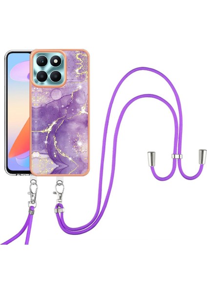 Onur X6A Crossbody Mermer Yumuşak Telefon Kılıfı (Yurt Dışından)