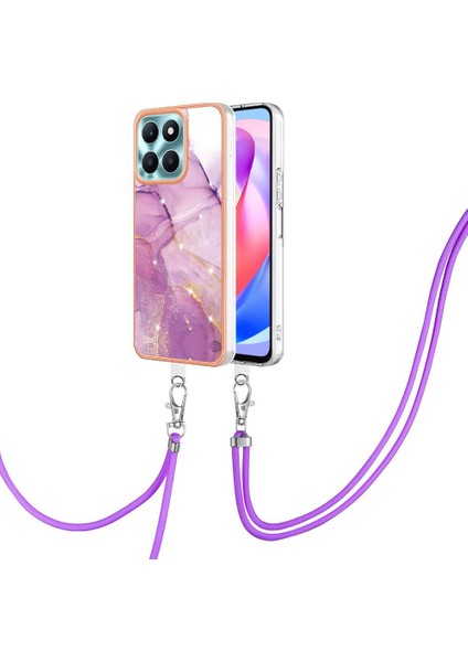 Onur X6A Crossbody Mermer Yumuşak Telefon Kılıfı (Yurt Dışından)