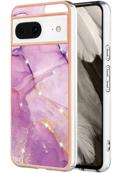 Google Piksel 8 5g Tpu Yumuşak Mermer Desen Koruma Telefon Kılıfı (Yurt Dışından)