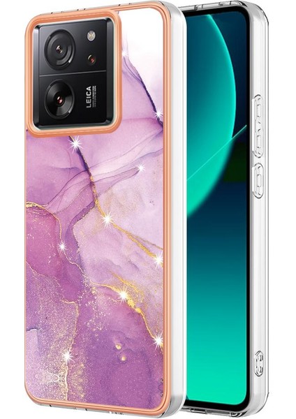 Xiaomi 13T/13T Pro Yumuşak Mermer Desen Tpu Koruma Telefon Kılıfı (Yurt Dışından)