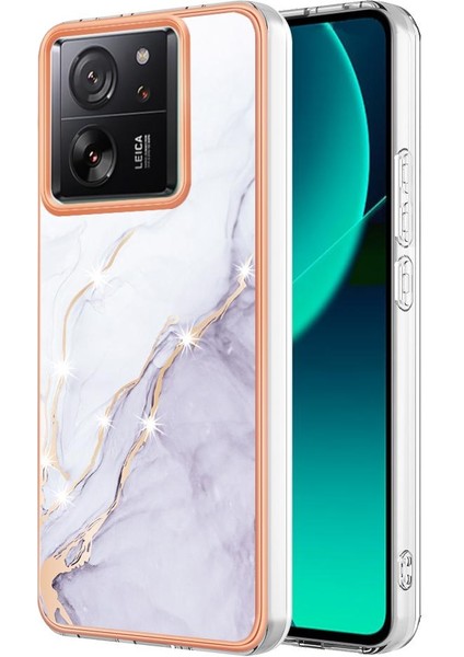 Xiaomi 13T/13T Pro Yumuşak Mermer Desen Tpu Koruma Telefon Kılıfı (Yurt Dışından)