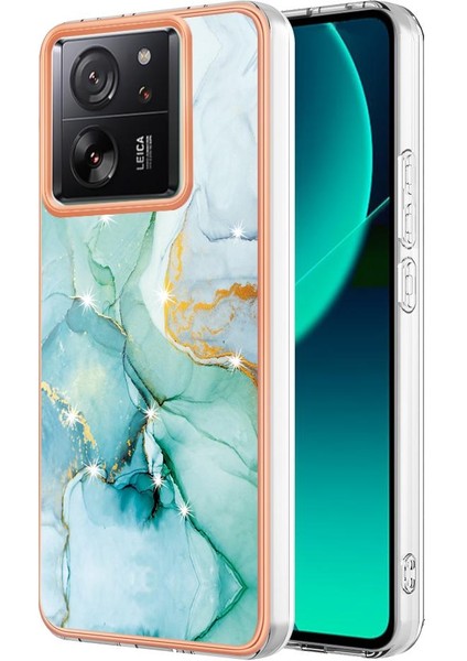 Xiaomi 13T/13T Pro Yumuşak Mermer Desen Tpu Koruma Telefon Kılıfı (Yurt Dışından)