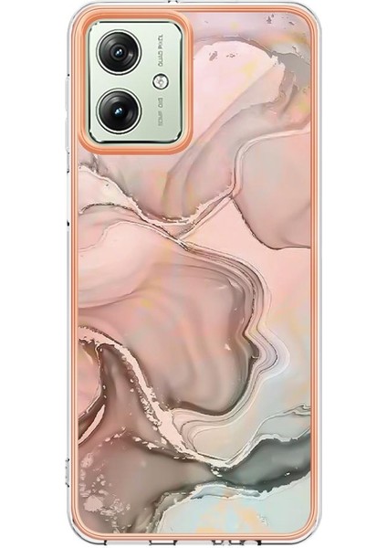 Motorola Moto G54 Mermer Silikon Tpu Uyumlu Telefon Kılıfı (Yurt Dışından) fiyatları