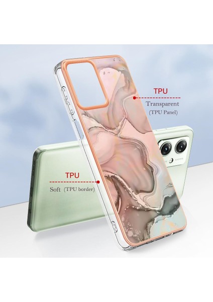 Motorola Moto G54 Mermer Silikon Tpu Uyumlu Telefon Kılıfı (Yurt Dışından) indirimleri