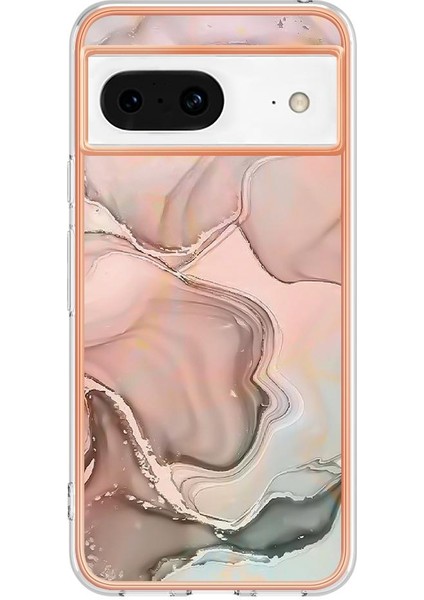 BDT Market Google Pixel 8 5g Tpu Silikon Mermer Uyumlu Telefon Kılıfı (Yurt Dışından)