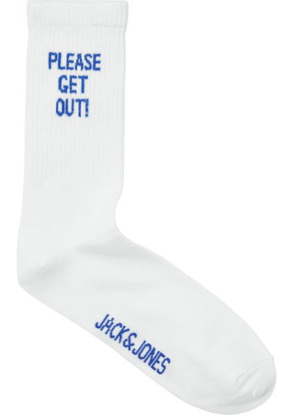 Jacstate Tennıs Socks 5 Pack Erkek Beyaz Çorap 12252098-01