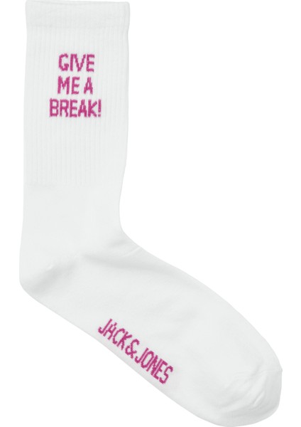 Jacstate Tennıs Socks 5 Pack Erkek Beyaz Çorap 12252098-01