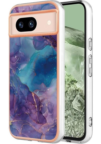Google Piksel 8A Silikon Tpu Mermer Uyumlu Telefon Kılıfı (Yurt Dışından)
