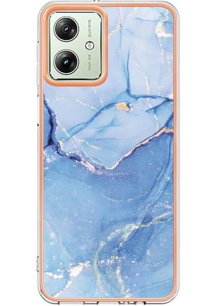 Motorola Moto G54 Mermer Silikon Tpu Uyumlu Telefon Kılıfı (Yurt Dışından) modelleri