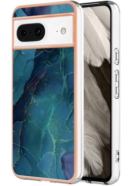 Google Pixel 8 5g Tpu Silikon Mermer Uyumlu Telefon Kılıfı (Yurt Dışından)