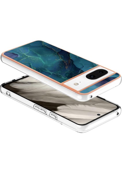 Google Pixel 8 5g Tpu Silikon Mermer Uyumlu Telefon Kılıfı (Yurt Dışından) modelleri
