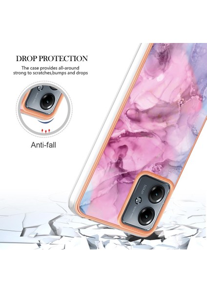 Motorola Moto G14 Tpu Silikon Mermer Uyumlu Telefon Kılıfı (Yurt Dışından) fiyatları