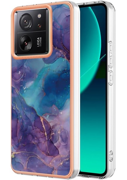 Xiaomi 13T/13T Pro 5g Mermer Silikon Tpu Uyumlu Telefon Kılıfı (Yurt Dışından)