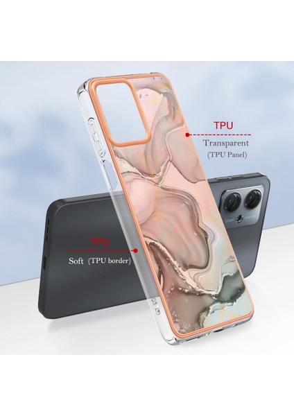 Motorola Moto G14 Tpu Silikon Mermer Uyumlu Telefon Kılıfı (Yurt Dışından) modelleri