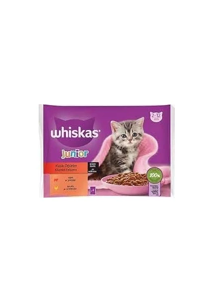 Klasik Öğünler Yavru Kedi Yaş Maması 340 gr