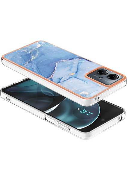 Motorola Moto G14 Tpu Silikon Mermer Uyumlu Telefon Kılıfı (Yurt Dışından) indirimleri