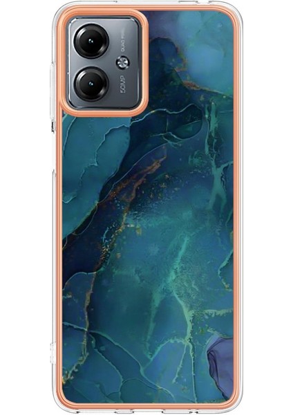 Motorola Moto G14 Tpu Silikon Mermer Uyumlu Telefon Kılıfı (Yurt Dışından) modelleri
