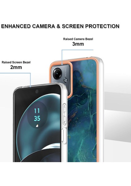 Motorola Moto G14 Tpu Silikon Mermer Uyumlu Telefon Kılıfı (Yurt Dışından) indirimleri