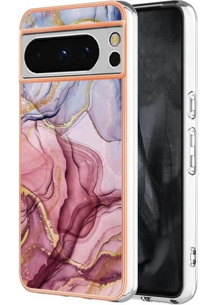 Google Piksel 8 Pro 5g Mermer Silikon Tpu Uyumlu Telefon Kılıfı (Yurt Dışından)