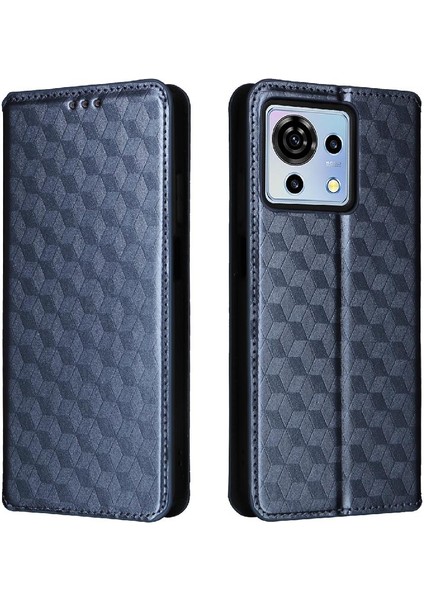 Zte Blade V50 Vita Manyetik 3D Desen Pu Deri Telefon Kılıfı (Yurt Dışından)