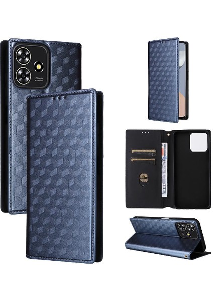 Zte Blade V50 Akıllı 3D Desen Pu Telefon Kılıfı (Yurt Dışından) indirimleri