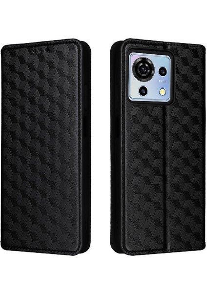 Zte Blade V50 Vita Manyetik 3D Desen Pu Deri Telefon Kılıfı (Yurt Dışından)