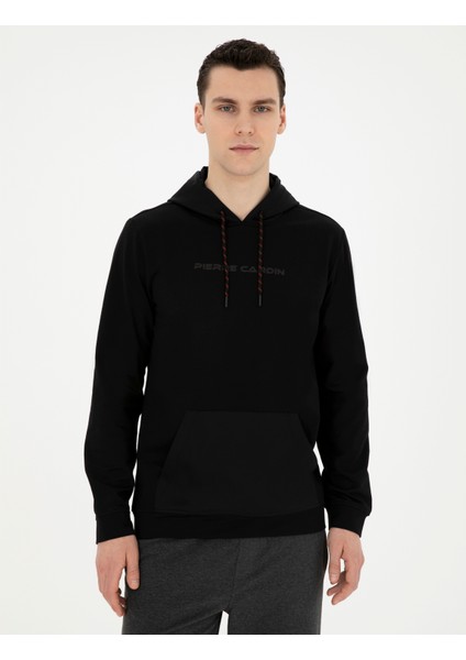 Pierre Cardin Erkek Siyah Regular Fit Sweatshirt 50282047-VR046