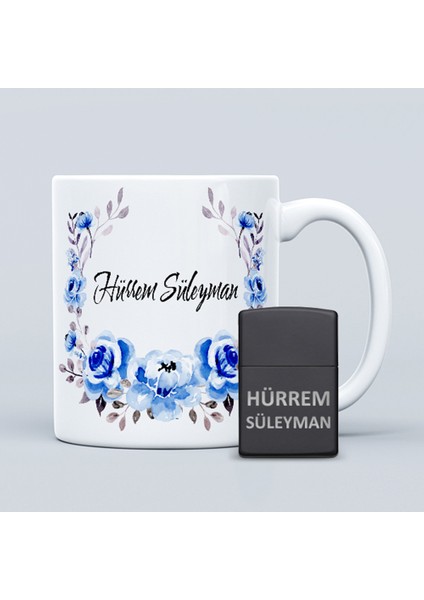 Isimli Kupa Bardak ve Kişiye Özel Zippo Çakmak