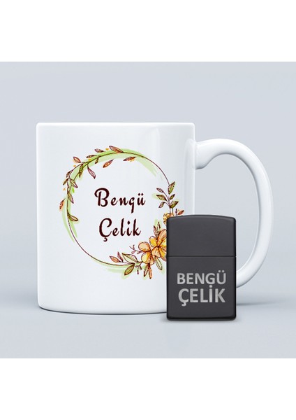 Isimli Kupa Bardak ve Kişiye Özel Zippo Çakmak