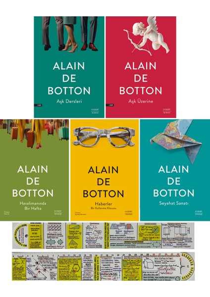 Alain De Botton 5 Kitap Set + Matematik Öğreten Ayraç