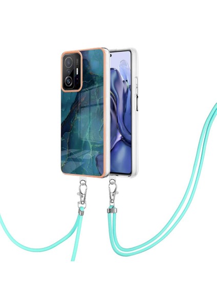 Xiaomi 11T/11T Pro Yumuşak Tpu Tampon Kapak Mermer Ayrılabilir Kayış (Yurt Dışından)
