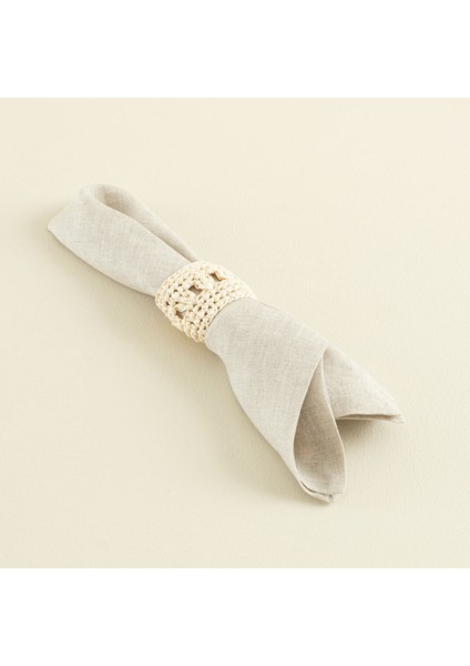 Lace 2'li Peçete Halkası Natural fiyatları