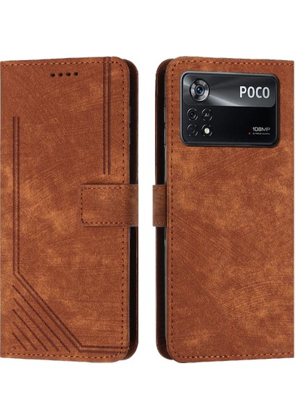 Uyumlu Xiaomi Poco X4 Pro 5g Cüzdan Kılıf (Yurt Dışından)