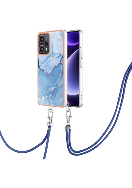 Xiaomi Poco F5 5g Kapak Yumuşak Tpu Tampon Mermer Ayrılabilir Kayış (Yurt Dışından)