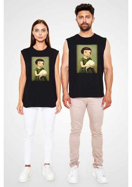 Diş Hekimi Siyah Unisex Kolsuz Kesik Kol T-Shirt fiyatları