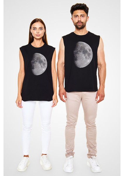 Merkür Siyah Unisex Kolsuz Kesik Kol T-Shirt fiyatları