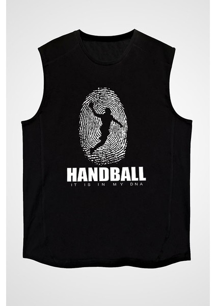 Handball Siyah Unisex Kolsuz Tişört Kesik Kol T-Shirt fiyatları