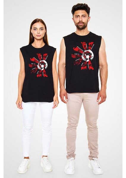Aikido Siyah Unisex Kolsuz Kesik Kol T-Shirt fiyatları