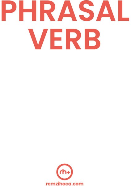 Phrasal Verb Kitabı