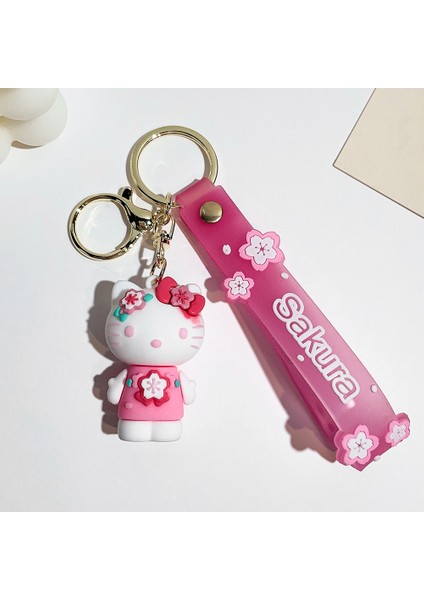 Sanrio Silikon Anahtarlık Bebek Anahtarlık Bebek Karikatür Araba Süs Bebeği 19 (Yurt Dışından)