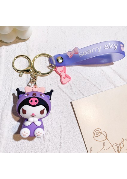 Sanrio Silikon Anahtarlık Bebek Anahtarlık Bebek Karikatür Araba Süs Bebeği 29 (Yurt Dışından)