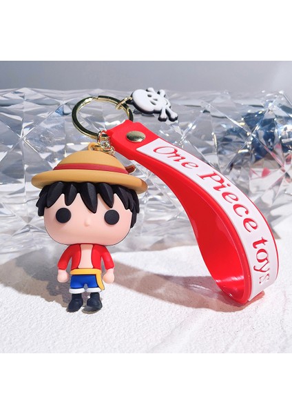 Tek Parça Anahtarlık Luffy Mingo Ace Sauron Anahtarlık Dragon Ball Bebek Erkek ve Kadın Kolye Luffy (Yurt Dışından)