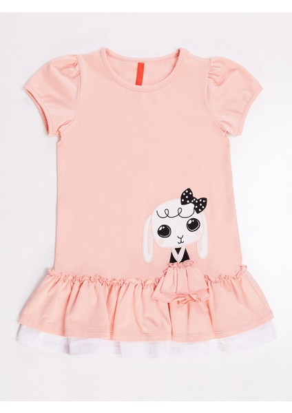 Fırfırlı Tavşan Kız Çocuk Elbise modelleri