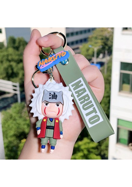 Naruto Silikon Anahtarlık Bebek Anahtarlık Bebek Karikatür Araba Süsleme Bebek 2 (Yurt Dışından)