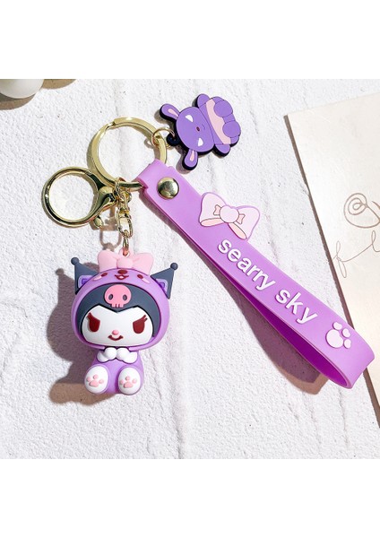 Sanrio Silikon Anahtarlık Bebek Anahtarlık Bebek Karikatür Araba Süs Bebeği 52 (Yurt Dışından)
