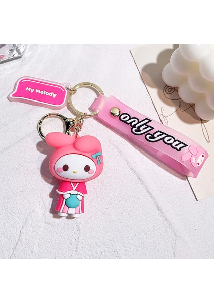 Sanrio Silikon Anahtarlık Bebek Anahtarlık Bebek Karikatür Araba Süs Bebeği 89 (Yurt Dışından)