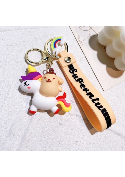 Sanrio Silikon Anahtarlık Bebek Anahtarlık Bebek Karikatür Araba Süs Bebeği 96 (Yurt Dışından)